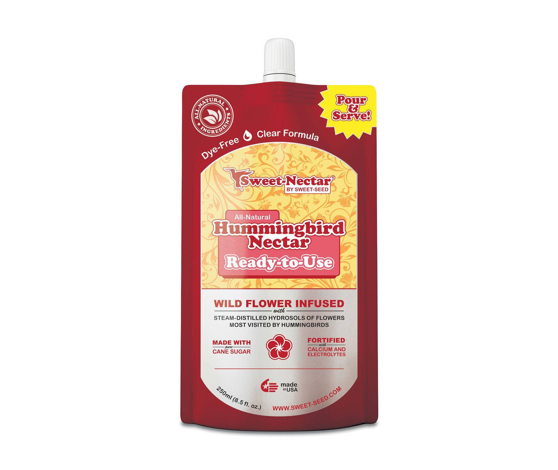 Nature's Way Bird Products 8.5oz Sweet-Nectar Hummingbird Bag Ready-to-Use