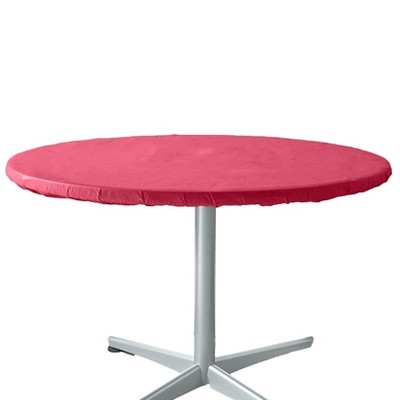 The Lakeside Collection Round Solid Color Custom Fit Tablecloth