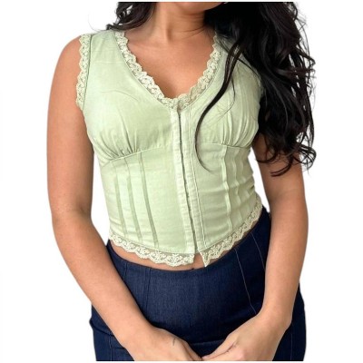 Women's Avery Lace Crop Top - Bailey Rose
