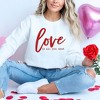 Simply Sage Market Women's Graphic Sweatshirt Love Is All You Need - 2 of 4