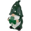 Northlight Shamrock Gnome St. Patrick's Day Outdoor Garden Statue - 7.75" - 3 of 4