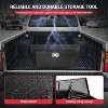 locking trailer tongue box. Heavy-duty aluminum diamond plate, fully waterproof. Ideal storage solution for your truck bed or RV trailer - 3 of 4