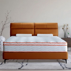 RISOKEYS 10 Inch Hybrid Mattress - In a Box with Individual Pocket Coil, Medium Firm Memory Foam for Pressure Relief & Motion Isolation, Twin - 1 of 4