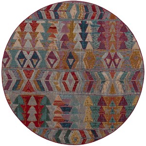 Unique Loom    Outdoor Modern Tamarindo Area Rug - 1 of 4