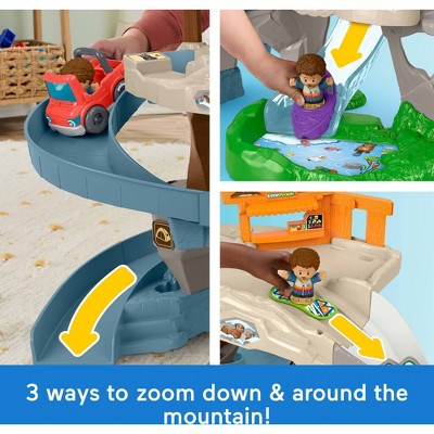 Детские куклы Fisher-Price Little People Ultimate Mountain Playset, Vehicle, Figures & Pieces for Toddler Play — фото 3