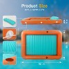 Sunrio Single/Double Inflatable Tanning Pool Lounger Float with Pillow and Drink Holders - 3 of 4