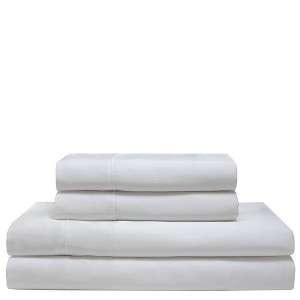 California King 300 Thread Count Rayon from Bamboo Sheet Set White - Elite Home Products