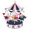 Girl's Peppa Pig Christmas Carousel T-Shirt - 2 of 4