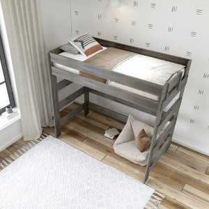 Plank+Beam Solid Wood Farmhouse High Loft Bed - 1 of 4