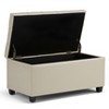 NicBex Faux Leather Storage Ottoman Bench,Storage Ottoman with Tufted Diamond Detail,Modern Storage Bench for Living Room,Bedroom - 2 of 4