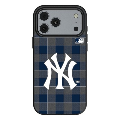 MLB American League Teams Plaid MagSafe Compatible Cell Phone Case for Apple iPhone 17 Series