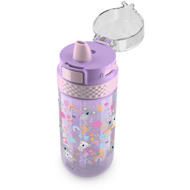 Stratus Plastic Kids&#39; 16oz Water Bottle Purple/Pink Koala - Ello, 3 of 5