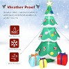 VINGLI Lighted Inflatable Christmas Tree Outdoor Decorations with 3 Gift Boxes, 7.7 ft ,Decoration with Secure Stakes - 3 of 4