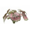 Realistic Begonia Leaf Bush (Set of 2) 11.5 Inch Height for Floral Arrangements By Melrose - 3 of 3