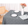 Unique Bargains Picnic Dinner Cotton Linen Tassels Oil-proof Table Cover 1 Pc - 2 of 4