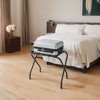Luggage Rack, Suitcase Stands, Luggage Stand, Foldable Steel Frame, Easy Assemble, Holds up to 110 lb, for Guest Room Hotel - 3 of 4