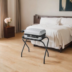 Luggage Rack, Suitcase Stands, Luggage Stand, Foldable Steel Frame, Easy Assemble, Holds up to 110 lb, for Guest Room Hotel - 1 of 4