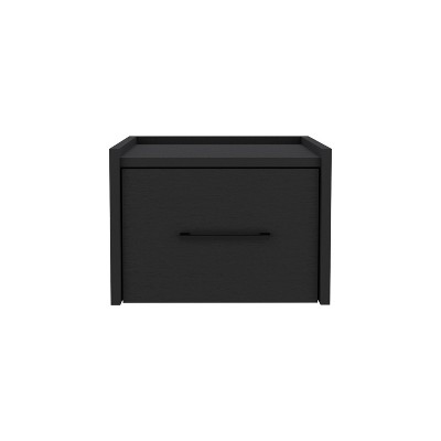 NicBex 13.2 inch Wide Floating Nightstand with 1 Drawer,Modern Wall-Mounted Side Table with Sleek Handle,Bedside Table for Bedroom,Living Room