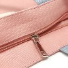 Wrapables Canvas Tote Bag for Women, Casual Cross Body Shoulder Handbag, Pink - 4 of 4