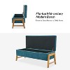 Nana Storage Bench With Solid Wood Legs | ARTFUL LIVING DESIGN - 4 of 4