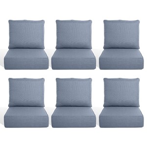 Gymojoy 22"x24"x6" Cushions Thick Cushions Pillows Indoor Outdoor Cushion - 1 of 4