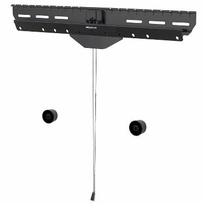 Mount-It! No Stud TV Wall Mount | Low-Profile Tilting Hanger Mount for No-Damage No Drill Dry Wall Installation | 110 Lbs. Weight Capacity | Black