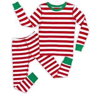 Mightly Toddler Fair Trade 100% Organic Cotton Tight Fit Pajama Set - 1 of 3