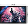 Trends International Shawna Stewart - Howling At The Moon Framed Wall Poster Prints - 3 of 4