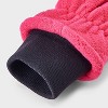 Toddler Quilted Fleece Mittens - Cat & Jack™ Pink - 3 of 3