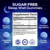 Melatonin Sleep Gummies Sugar Free, 6 mg Natural Melatonin Sleep Adults, Extra Strength Sleep Gummy Supplements - 120 Gummies By Nature's Nutrition - 2 of 4
