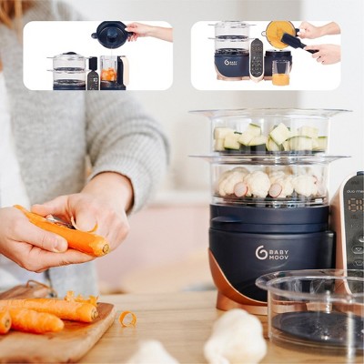 Rose Gold and Navy Blue 12-Cup Multi-Function Food Processor