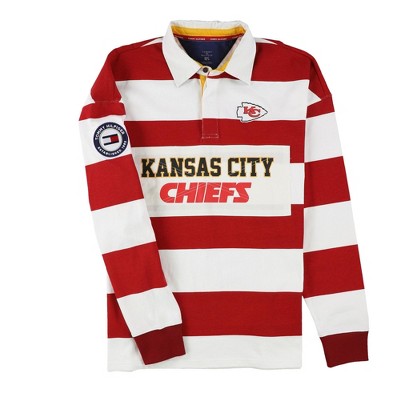 Tommy Hilfiger Mens Kansas City Chiefs Polo Shirt, Red, Medium
