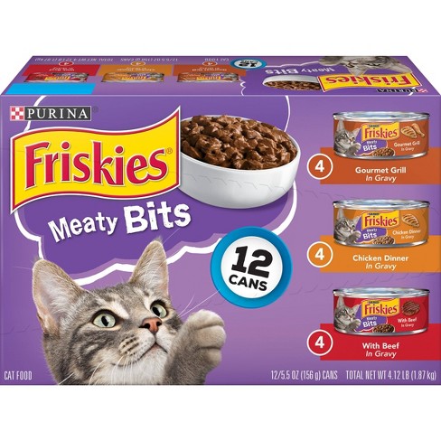 friskies indoor wet cat food shortage