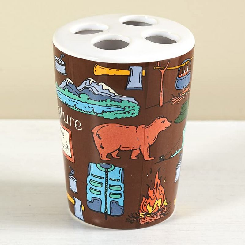 The Lakeside Collection Campsite Bathroom Collection - Toothbrush Holder 1 Pieces, 5 of 9