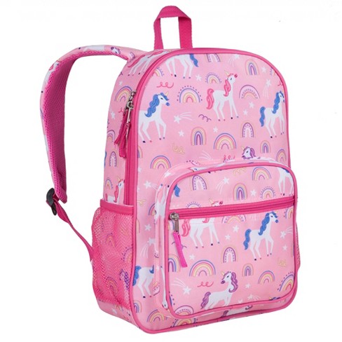 Wildkin Day2Day Kids Backpack , Ideal Size for School and Travel Backpacks (rainbow Unicorns)