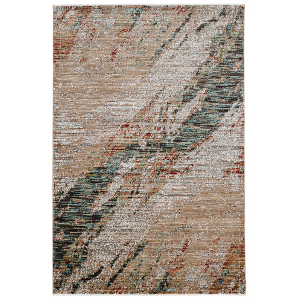 3'x5' Illusions Marble Beige/Green - Linon