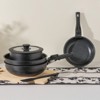 CLEAN EXPERT 12pcs Non-Stick Cookware Set Pots and Pans Set, Induction Non Stick Cooking Set with Spatula and Detachable Handle for Kitchen - 4 of 4