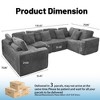 GDFStudio Lismore 6 Seater Reversible Sectional Sofa with Memory Sponge Cushion - 3 of 4