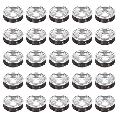Unique Bargains Rhinestone DIY Jewelry Making Spacer Beads 50 Pcs