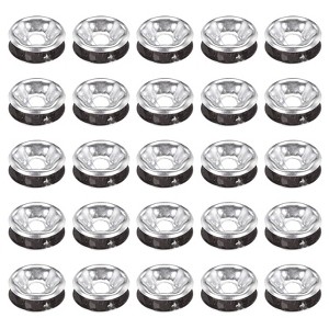 Unique Bargains Rhinestone DIY Jewelry Making Spacer Beads 50 Pcs - 1 of 4