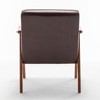 Kumasinova Accent Chair with Solid Wood Frame,Wingback Chair with Thick Backrest,Lounge Chair Indoor,Reading Chair for Living Room&Bedroom - 4 of 4