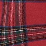 large plaid red