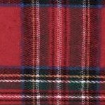 large plaid red