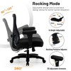QingMoon Ergonomic Office Chair, Mesh Desk Chair, High Back Computer Chair with Adjustable Lumbar Support, Thicker Seat Cushion and Wheels for Study - 4 of 4
