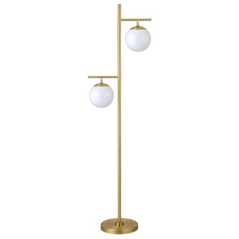 Hampton & Thyme 2-Light Floor Lamp with Glass Shades - image 1 of 4