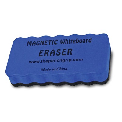 Blue and Black Magnetic Whiteboard Eraser for Kids, Pack of 24