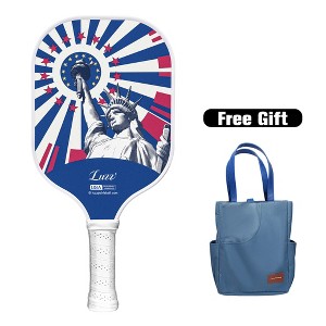 Luzz T700 Carbon Fiber Pickleball Paddle with Sandblasted Surface & Honeycomb Core Racket - Includes Free Versatile Tote Bag - 1 of 4