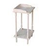 Telephone Stand with Shelf Unfinished - International Concepts: Hardwood Accent Table, Fixed Shelf - 3 of 4