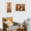 2- Piece Vignette Friends and Pumpkins White Framed Wall Art for Living Room, Bedroom Wall Art Print for Home Decor by Billy Jacobs - 2 of 4