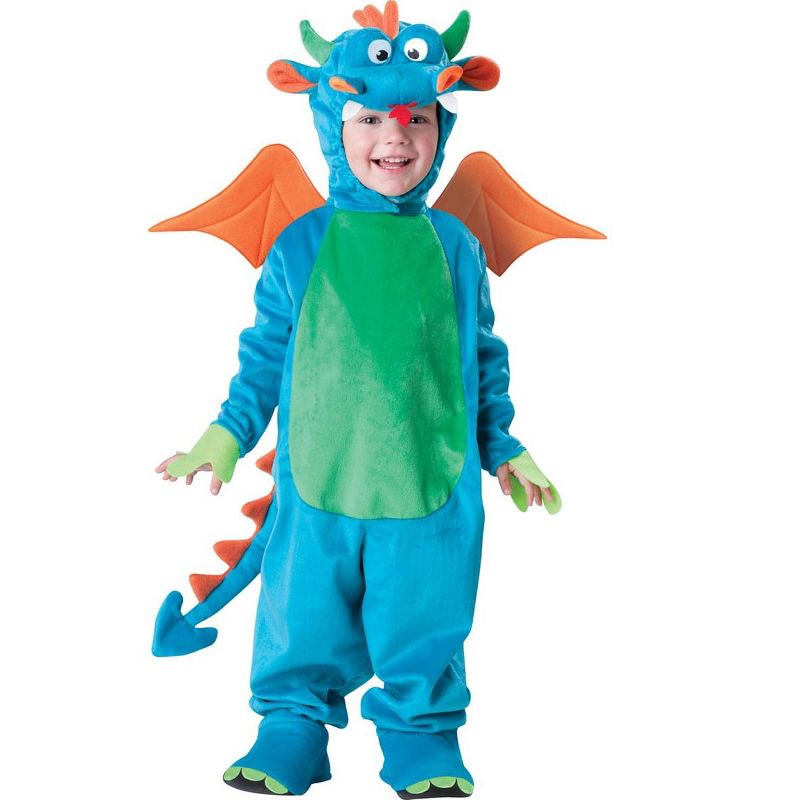 Incharacter Dinky Dragon Deluxe Child Costume Small 3T, 1 of 2